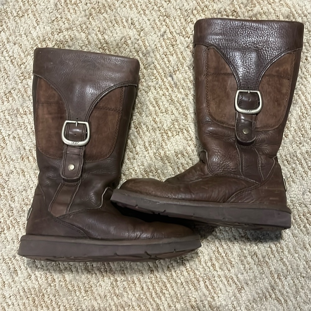 UGG tall leather boots